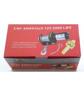 Elektrische lier 12 V 900 Kg.