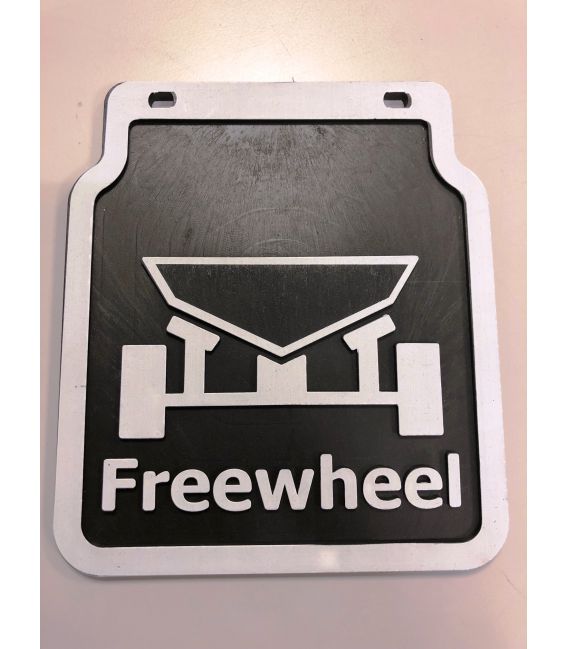 Spatlap met Freewheel-logo