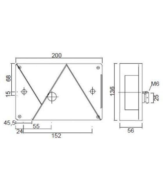 Aspöck Multipoint 4 met 5 pins bajonetaansluiting.
