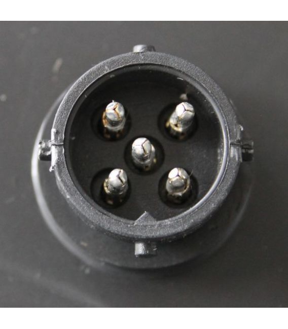 Aspöck Multipoint 4 met 5 pins bajonetaansluiting.